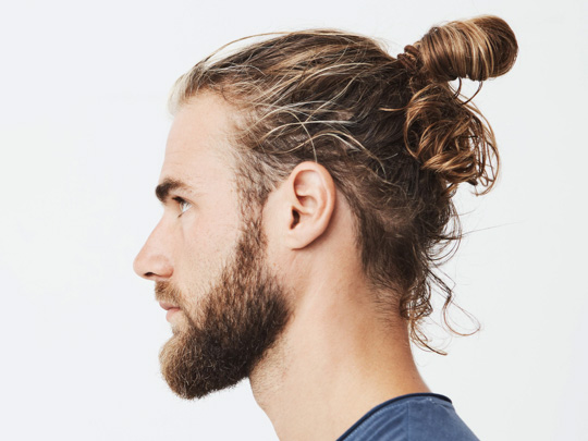 Samurai Haircut (aka. Top Knot or Man Bun)