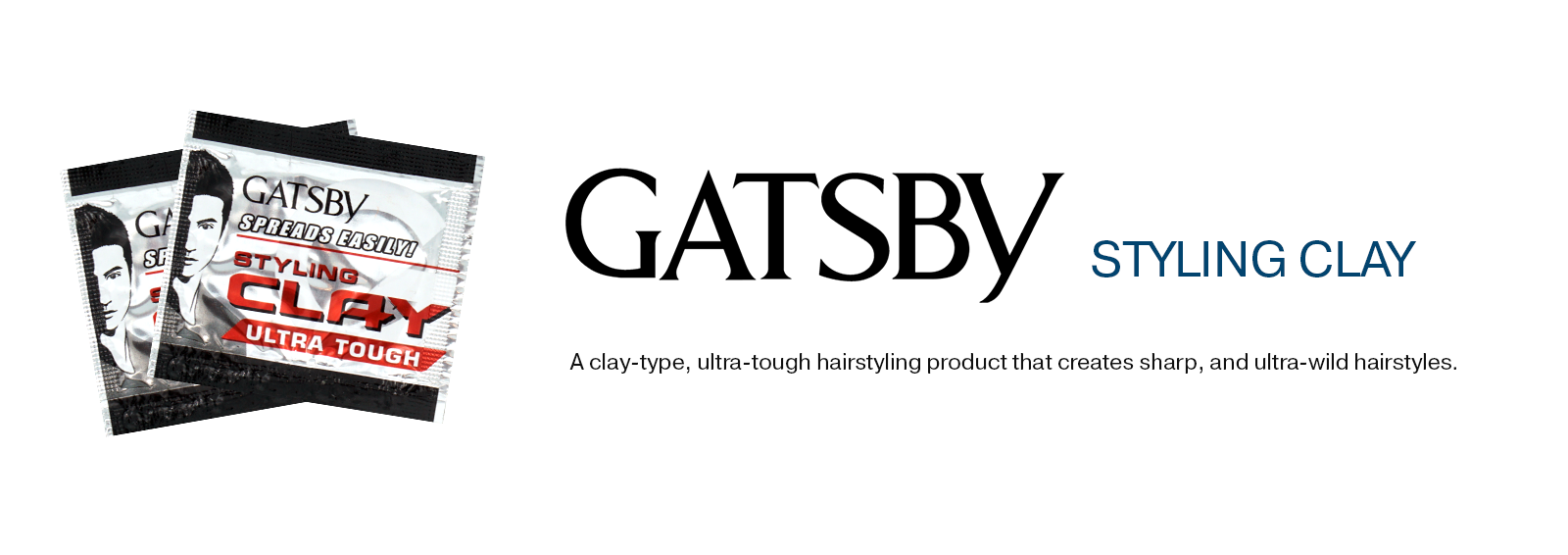 GATSBY Styling Clay banner