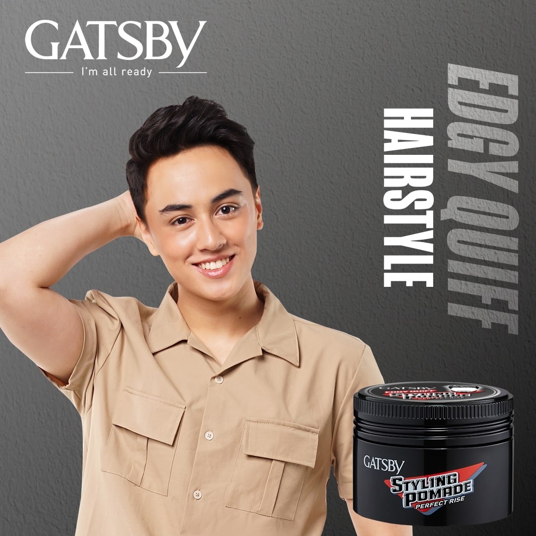 Gatsby Styling Pomade Edgy Quiff