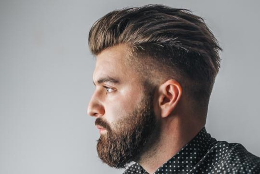 Pompadour - men`s haircut | FIRM Barbershop